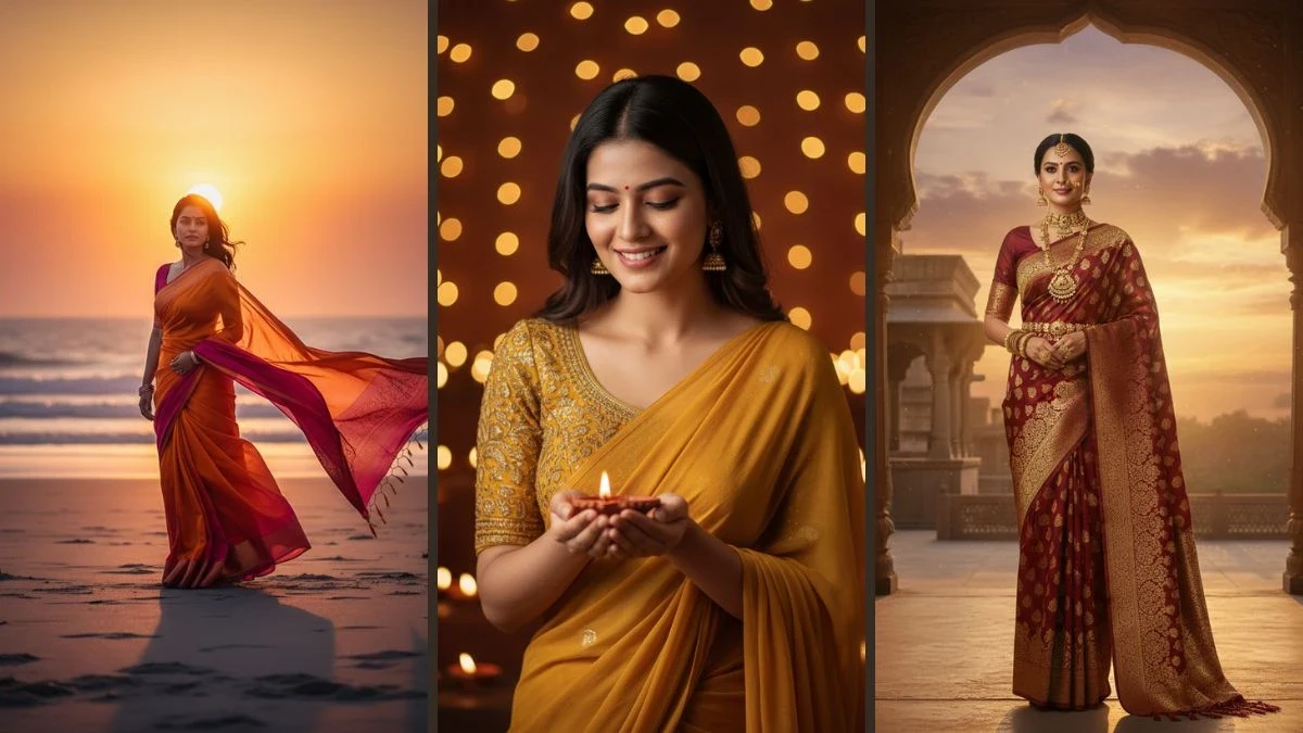 10 Gemini AI Photo Editing Prompts for Girls: Copy-Paste Ideas to Create Stunning 8K Saree and Festival Looks Everyone is Adoring