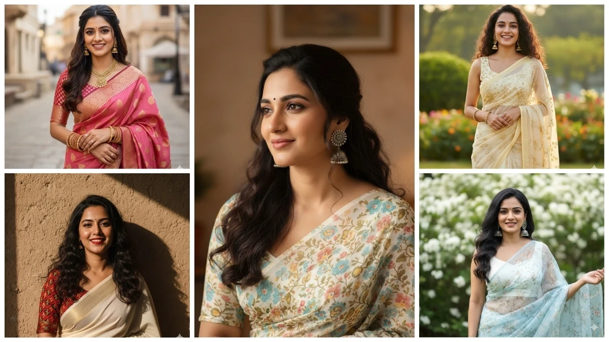 25 Free Gemini AI Saree Photo Editing Prompts for Women: Create High-Quality, Professional-Style Photos