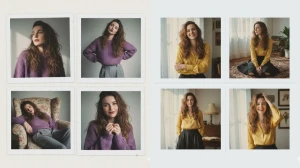 Gemini AI Retro Photo Editing Prompts for Girls to Create Polaroid-Style Portraits