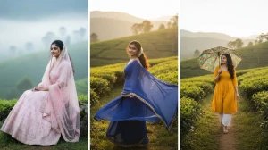 Top 5 Gemini AI Prompts for Solo Girl Portraits in the Munnar Tea Gardens: Achieve Cinematic DSLR-Style Photography