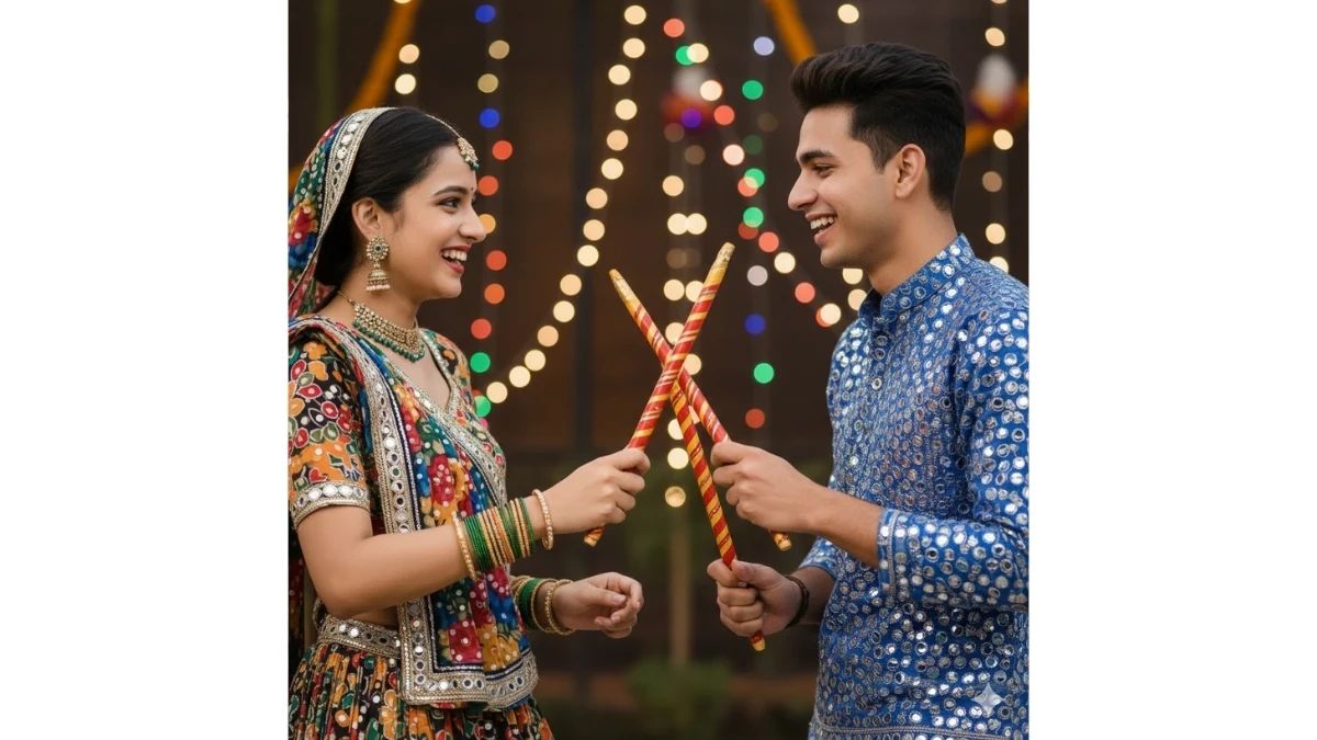 Google Gemini AI Photo Editing Prompts to Craft a Stunning Dandiya Night Look This Navratri image