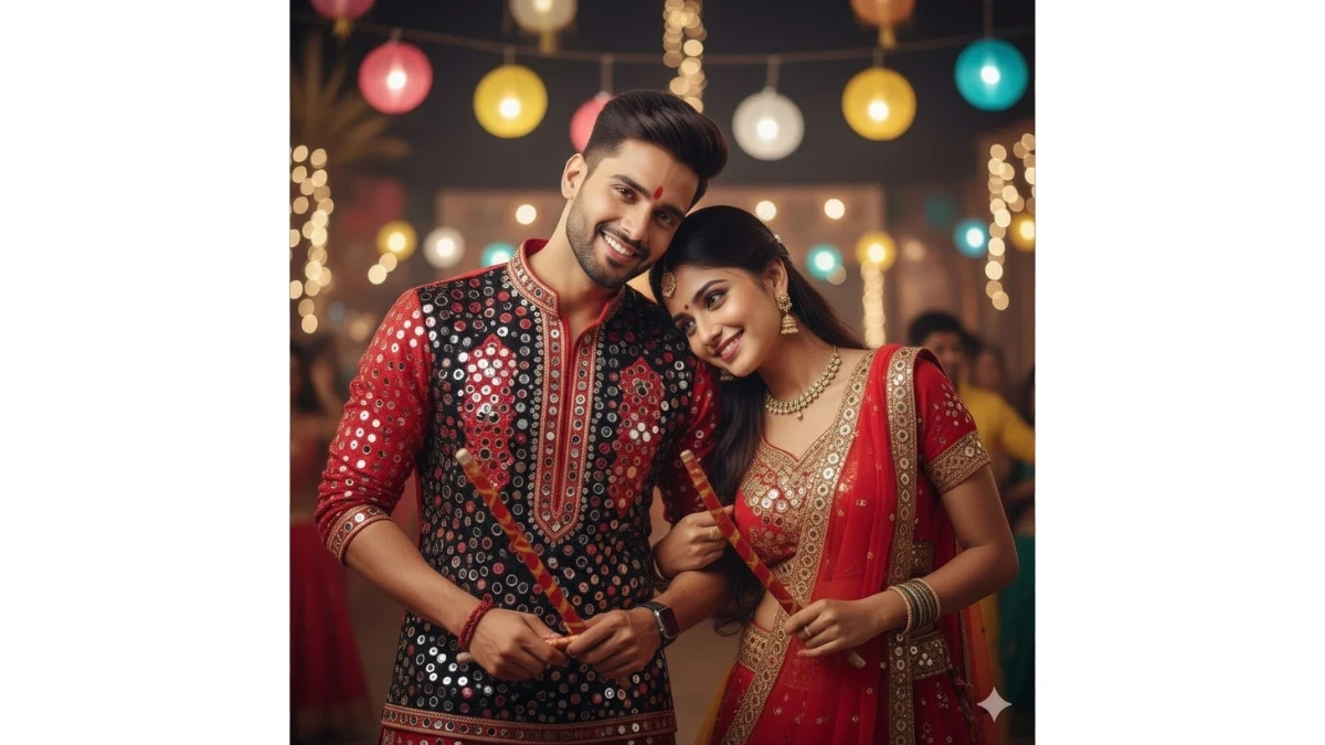 Google Gemini AI Photo Editing Prompts to Craft a Stunning Dandiya Night Look This Navratri image