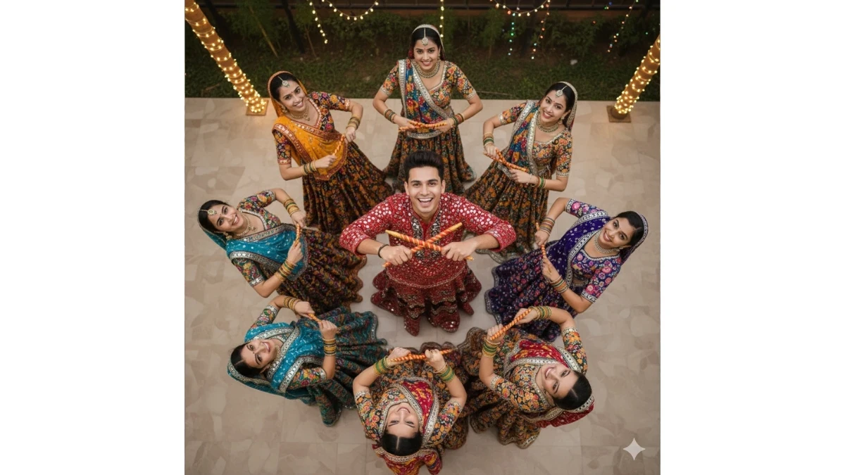 Google Gemini AI Photo Editing Prompts to Craft a Stunning Dandiya Night Look This Navratri image