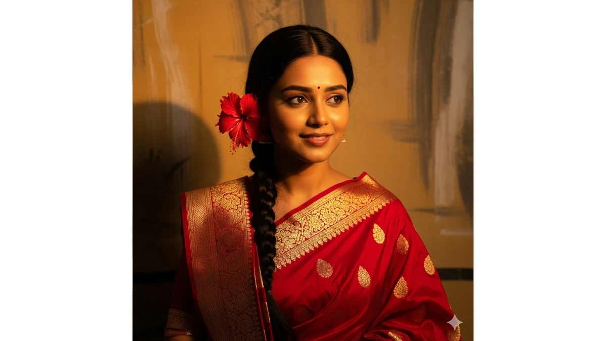 Transform Your Selfie into a Bollywood Red Saree Look with Gemini AI Photo Editor: Easy Prompts for Girls Transform Your Selfie into a Bollywood Red Saree Look with Gemini AI Photo Editor: Easy Prompts for Girls image