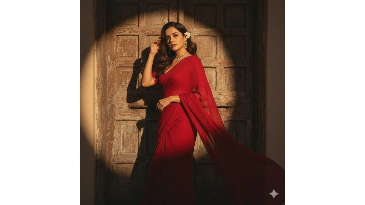 Transform Your Selfie into a Bollywood Red Saree Look with Gemini AI Photo Editor: Easy Prompts for Girls Transform Your Selfie into a Bollywood Red Saree Look with Gemini AI Photo Editor: Easy Prompts for Girls image
