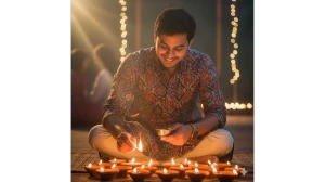 20 Instagram-Trending Google Gemini AI Diwali Photo Editing Prompts for Boys to Create Retro 4K Portraits image