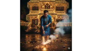 20 Instagram-Trending Google Gemini AI Diwali Photo Editing Prompts for Boys to Create Retro 4K Portraits image