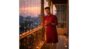 20 Instagram-Trending Google Gemini AI Diwali Photo Editing Prompts for Boys to Create Retro 4K Portraits image