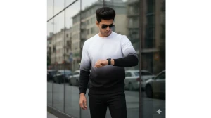 Gemini AI Boys Dual-Color Shirt & 2025 AI Photo Editing Prompts: Where Fashion Meets the Future image