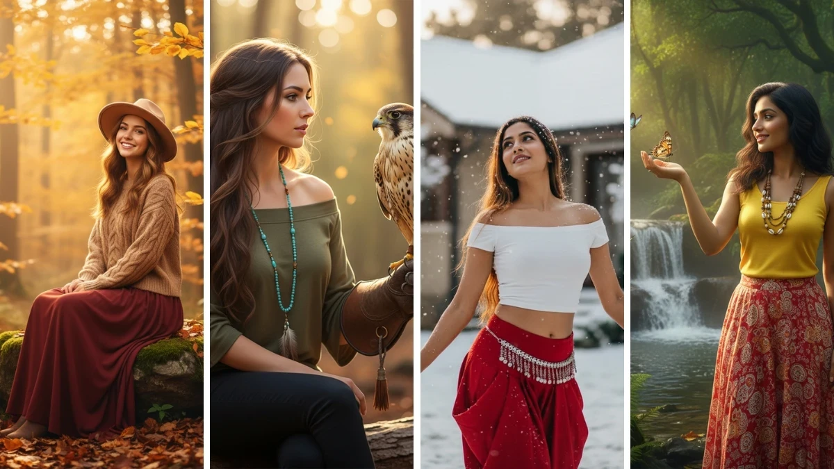 10 Hunyuan Image 3.0 Photo Editing Prompts for Girls to Create Realistic, Cinematic Golden Autumn Forest Portraits