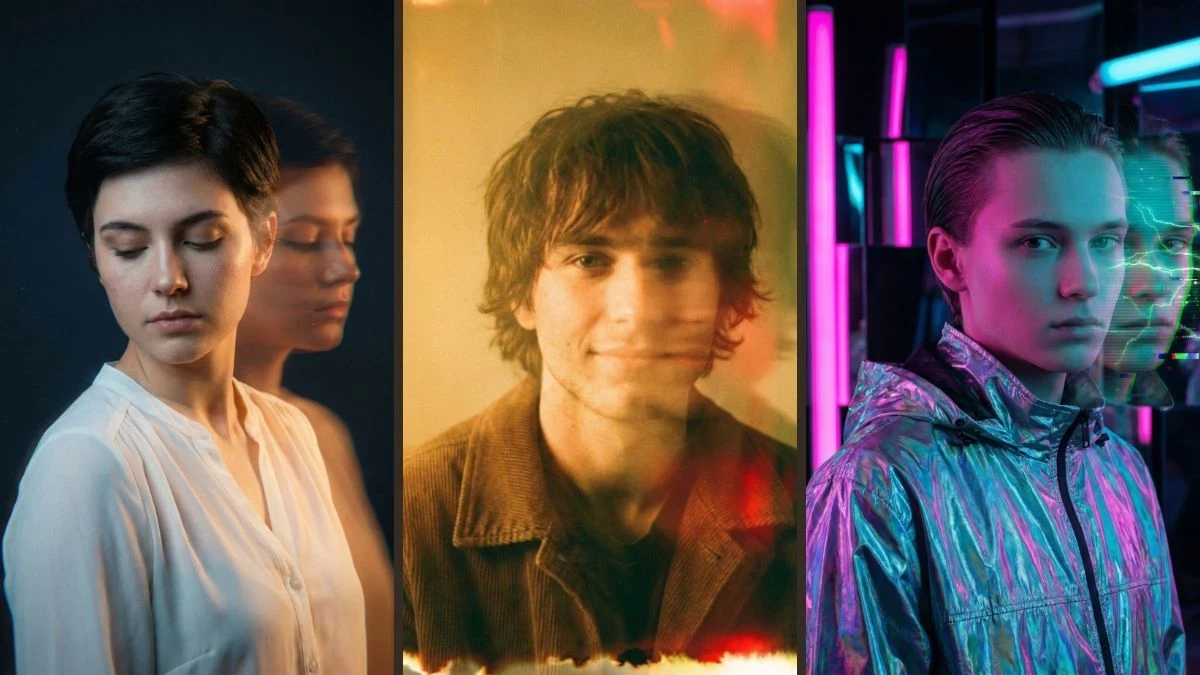 10 MidJourney Photo Editing Prompts for Hyper-Realistic Cinematic Portraits with a Ghosted Motion Effect