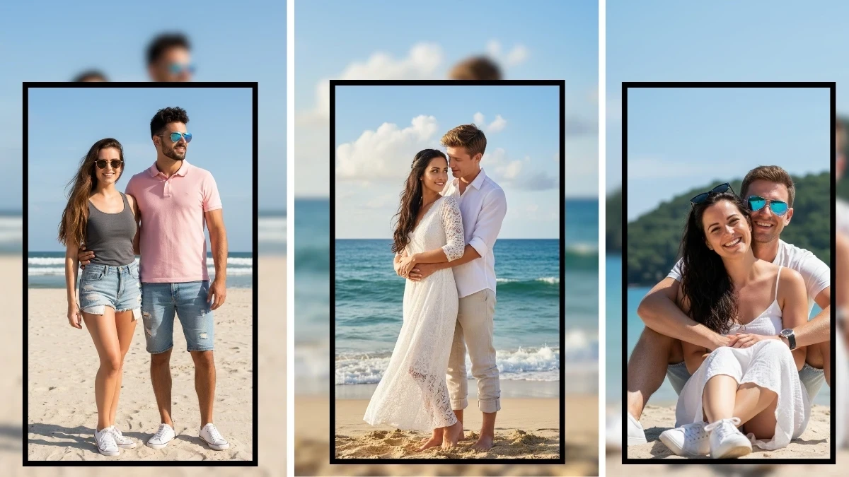 10 New Gemini AI Seaside Photo Editing Prompts for Couples to Create Stunning Beach Moments and Timeless Love Memories