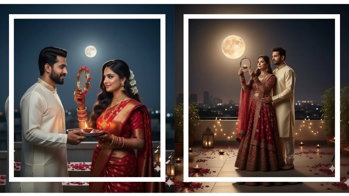 5 ChatGPT Karwa Chauth Photo Editing Prompts to Create Festive HD Portraits with Gemini AI