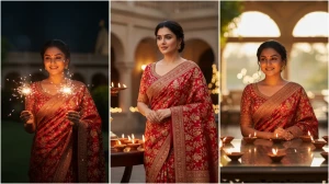 5 Gemini AI Diwali Photo Editing Prompts for Girls to Create 90s-Inspired AI Portraits for Diwali 2025