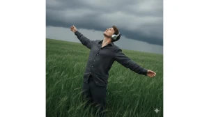 10 Cinematic Google Gemini AI Photo Editing Prompts for Boys to Capture Moody Portraits in Lush Green Fields image