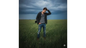10 Cinematic Google Gemini AI Photo Editing Prompts for Boys to Capture Moody Portraits in Lush Green Fields image