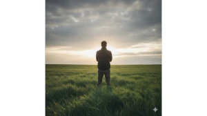 10 Cinematic Google Gemini AI Photo Editing Prompts for Boys to Capture Moody Portraits in Lush Green Fields image