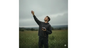 10 Cinematic Google Gemini AI Photo Editing Prompts for Boys to Capture Moody Portraits in Lush Green Fields image