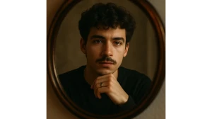 5 ChatGPT AI Photo Editing Prompts for Boys to Create Cinematic 8K Mirror Reflection Portraits image