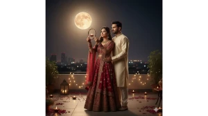 5 ChatGPT Karwa Chauth Photo Editing Prompts to Create Festive HD Portraits with Gemini AI image