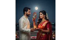 5 ChatGPT Karwa Chauth Photo Editing Prompts to Create Festive HD Portraits with Gemini AI image