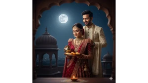 5 ChatGPT Karwa Chauth Photo Editing Prompts to Create Festive HD Portraits with Gemini AI image