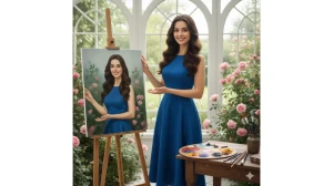 7 Gemini AI Photo Editing Prompts for Girls to Create 8K Real-Life Painting Portraits Where Art Meets Reality image