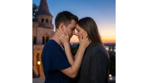 5 Gemini AI Photo Editing Prompts for Couples: Create Stunning Romantic Forehead-Touch Love Photos with Trending AI Effects image