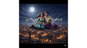 5 Gemini AI Arabian-Style Photo Editing Prompts for Couples to Create Magical, Exotic Portraits image