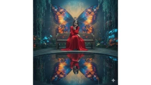 10 Viral Google Gemini AI Photo Editing Prompts for Girls to Create Stunning Butterfly-Wing Portraits image