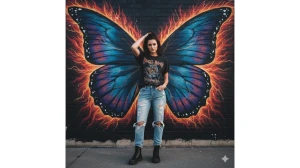 10 Viral Google Gemini AI Photo Editing Prompts for Girls to Create Stunning Butterfly-Wing Portraits image