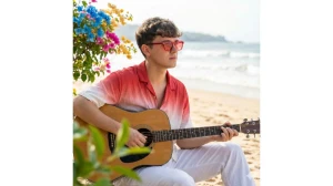 10 Google Gemini AI Photo Editing Prompts for Boys to Create Ultra-Realistic Beach Guitar Portraits image