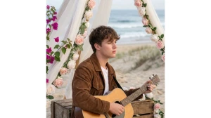 10 Google Gemini AI Photo Editing Prompts for Boys to Create Ultra-Realistic Beach Guitar Portraits image
