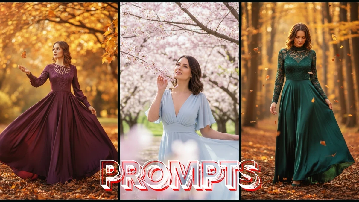 13 Hunyuan Image 3.0 AI photo editing prompts designed to help girls create stunning cinematic autumn fashion portraits.
