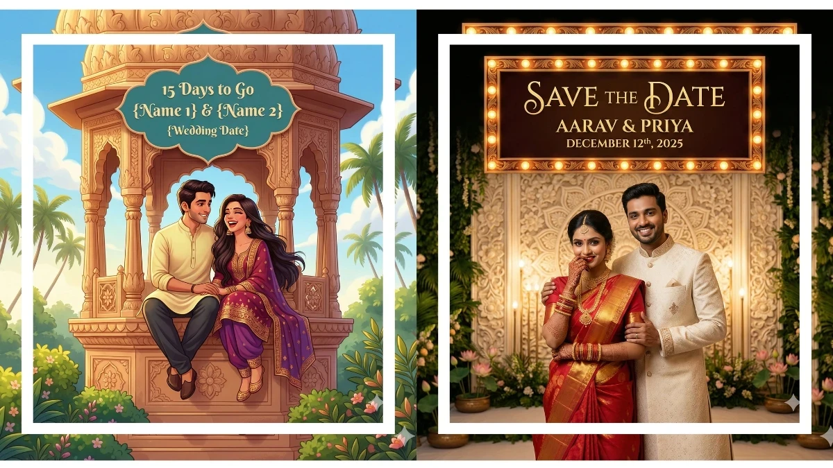 8 Free Gemini AI Wedding Card Photo Editing Prompts for Elegant, Professional-Quality Invitations