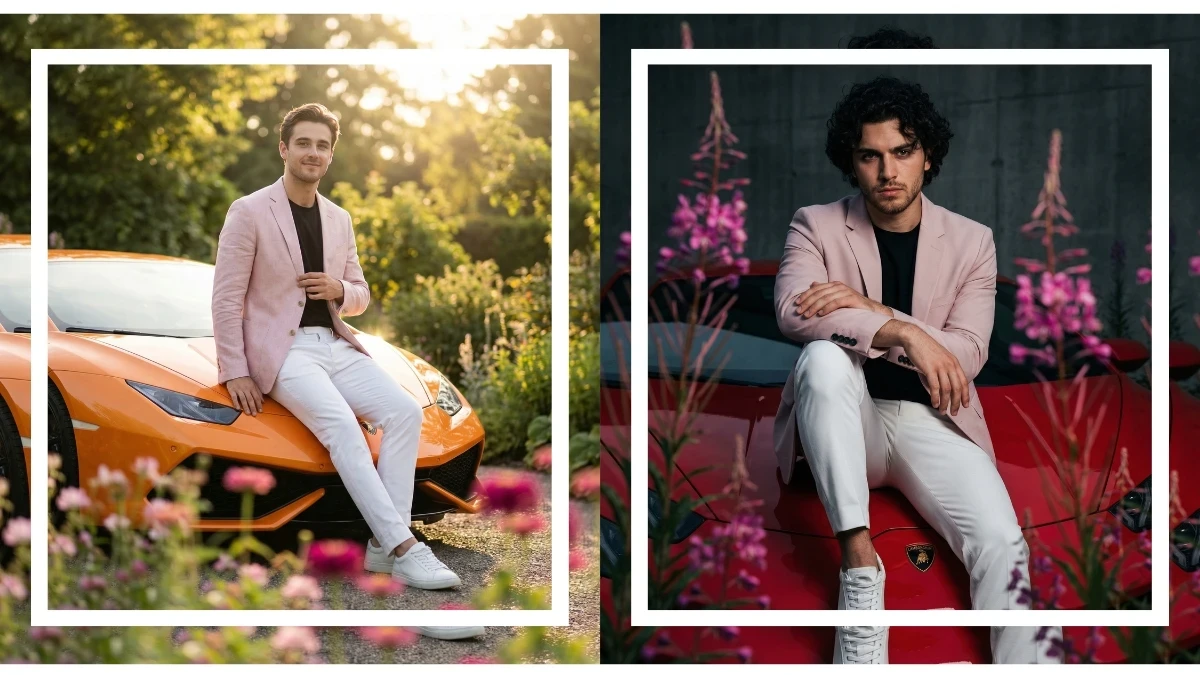 8 Trending Google Gemini AI Photo Editing Prompts for Boys to Create Viral Cinematic Lamborghini-Style Portraits