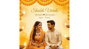 8 Free Gemini AI Wedding Card Photo Editing Prompts for Elegant, Professional-Quality Invitations image