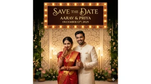 8 Free Gemini AI Wedding Card Photo Editing Prompts for Elegant, Professional-Quality Invitations image